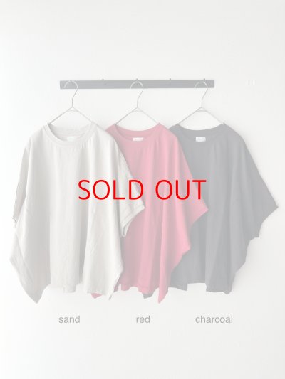 画像2: NATURAL LAUNDRY ライト度詰天竺 ワイドドルマンTシャツ