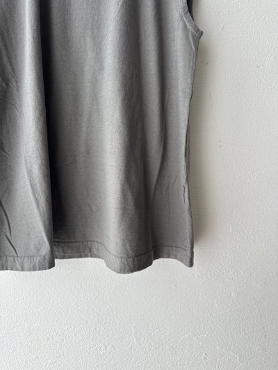 画像7: prit 30/1リサイクルムラ糸天竺 ノースリーブフレアプルオーバー【クリックポスト（185円）発送可能】