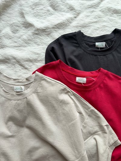 画像9: NATURAL LAUNDRY ライト度詰天竺 ワイドドルマンTシャツ