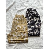 prit 60/1 リネンシーチングビッグフラワープリント タックイージーパンツ