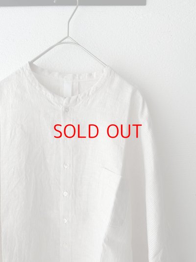 画像4: NATURAL LAUNDRY 60フレンチリネン  ランドスケープシャツ【クリックポスト（185円）発送可能】