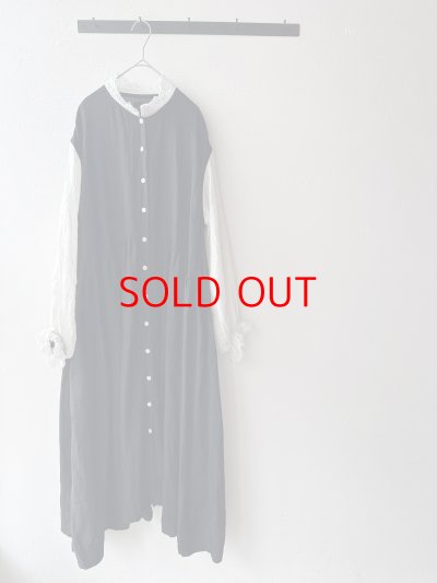 画像1: Luminaes 1/60手染めリネン チャーチドレス