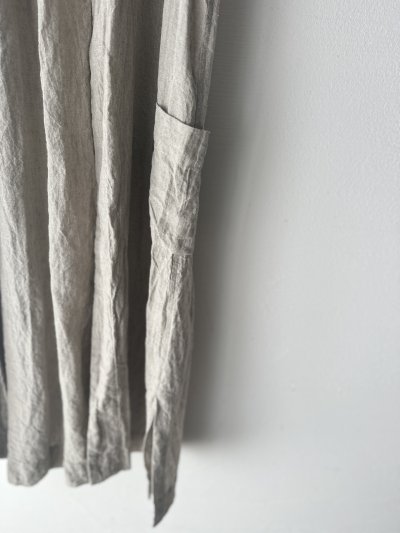 画像3: Luminaes 1/60手染めリネン ロングジレ