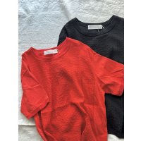 NATURAL LAUNDRY リネンサッカーストライプ T【クリックポスト（185円）発送可能】