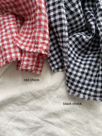 画像2: Veritecoeur ギンガムチェックストール【クリックポスト（185円）発送可能】