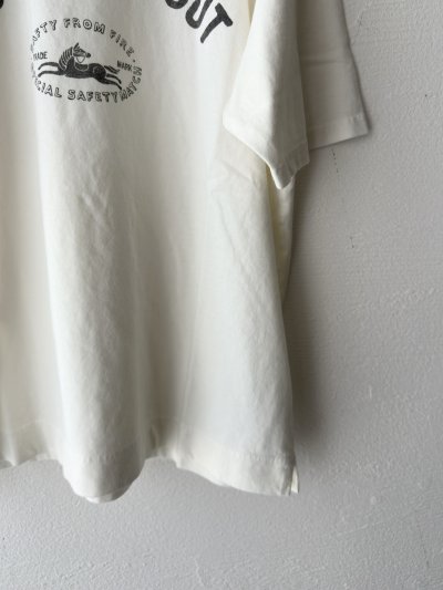 画像8: NATURAL LAUNDRY 硫化染め天竺 ランダバウトプリント半袖T【クリックポスト（185円）発送可能】