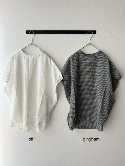 画像2: prit 綿麻平織 スリーブレスラウンドヘムプルオーバー【クリックポスト（185円）発送可能】