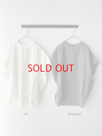 画像2: *sale30%off* prit 綿麻平織 スリーブレスラウンドヘムプルオーバー【クリックポスト（185円）発送可能】