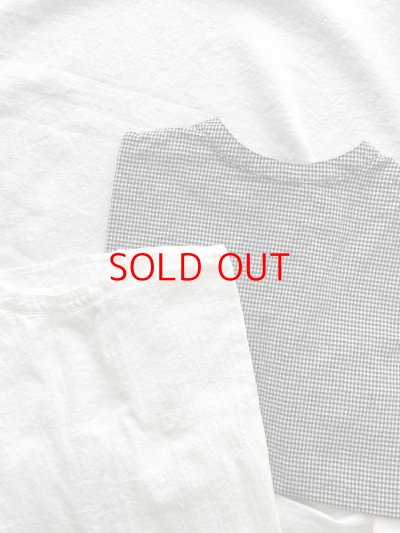 画像8: *sale30%off* prit 綿麻平織 スリーブレスラウンドヘムプルオーバー【クリックポスト（185円）発送可能】