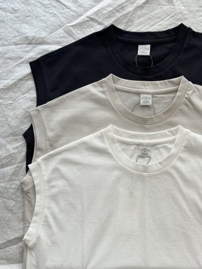 画像2: nouvelles du paradis トロワ天竺 フレンチTシャツ【クリックポスト（185円）発送可能】