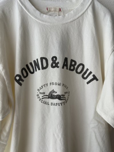 画像11: NATURAL LAUNDRY 硫化染め天竺 ランダバウトプリント半袖T【クリックポスト（185円）発送可能】