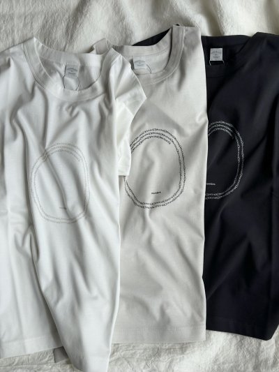 画像1: nouvelles du paradis トロワ天竺 デイリープリントT【クリックポスト（185円）発送可能】