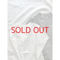 *sale30%off* prit 綿麻平織 スリーブレスラウンドヘムプルオーバー【クリックポスト（185円）発送可能】