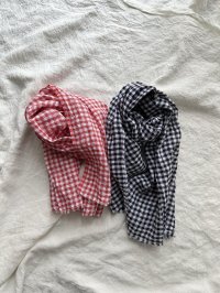 Veritecoeur ギンガムチェックストール【クリックポスト（185円）発送可能】