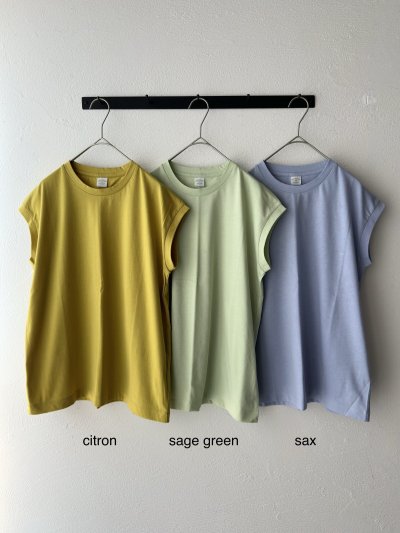 画像4: nouvelles du paradis トロワ天竺 フレンチTシャツ【クリックポスト（185円）発送可能】