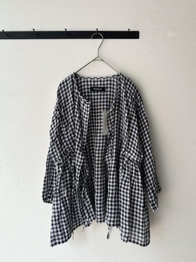 画像8: Véritécoeur ギンガムチェックカシュクールブラウス