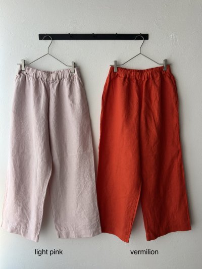 画像3: prit 40/1 フレンチリネン パジャマパンツ