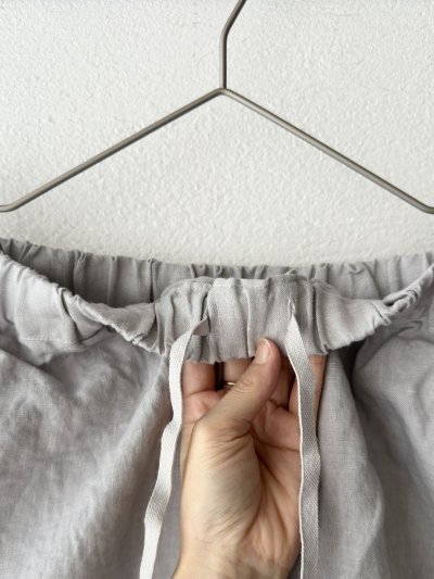 画像9: prit 40/1 フレンチリネン パジャマパンツ