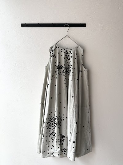 画像1: Veritecoeur ペイント柄サークルワンピース