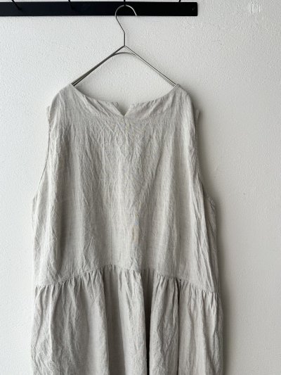画像9: Vlas Blomme Washed Linen Ramie ノースリーブドレス