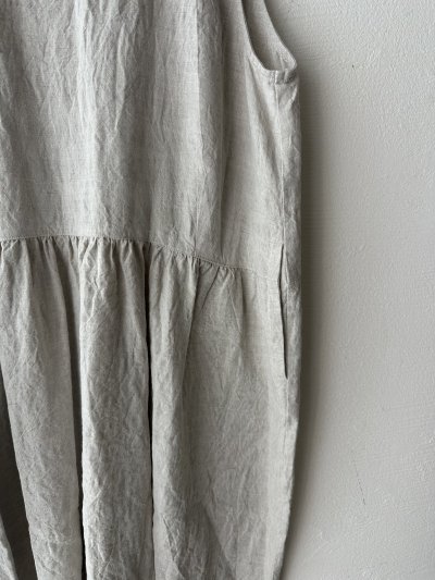 画像6: Vlas Blomme Washed Linen Ramie ノースリーブドレス