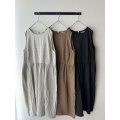 Vlas Blomme Washed Linen Ramie ノースリーブドレス