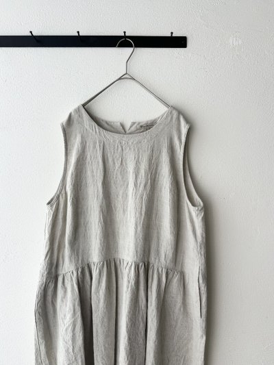 画像5: Vlas Blomme Washed Linen Ramie ノースリーブドレス