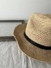 画像3: Made in Mada  ELYA ラフィアハット　 NATURAL 革黒ベルト付 (3)