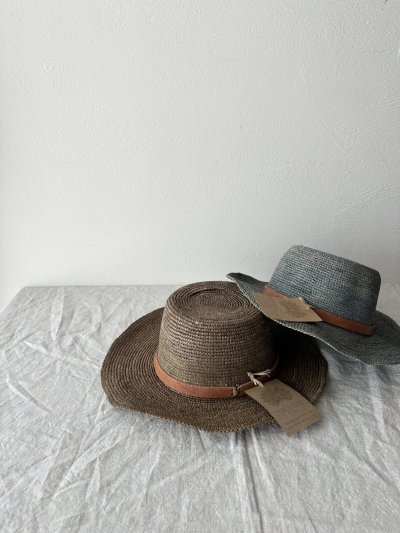 画像1: Made in Mada GASTON ラフィアハット