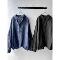 Véritécoeur 墨染めリネンシャツジャケット