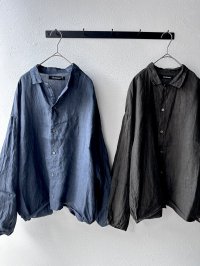 Véritécoeur 墨染めリネンシャツジャケット