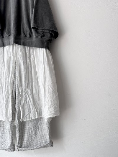 画像9: Véritécoeur Pigment dyeing ミニ裏毛プルオーバー