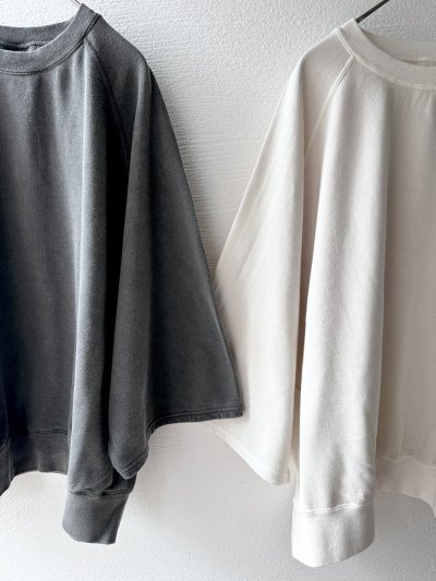 画像2: Véritécoeur Pigment dyeing ミニ裏毛プルオーバー