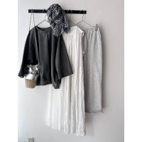 Veritecoeur スリーブレスギャザーブラウス  ( long )