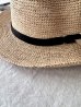 画像9: Made in Mada  ELYA ラフィアハット　 NATURAL 革黒ベルト付 (9)