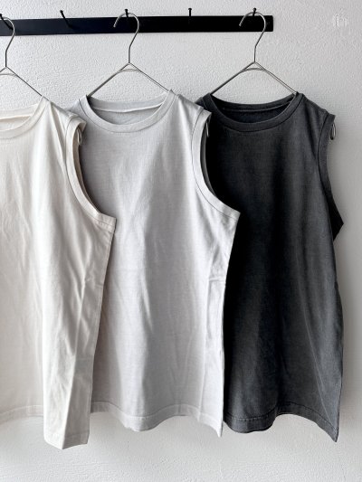 画像1: Véritécoeur Pigment dyeing タンクトップ