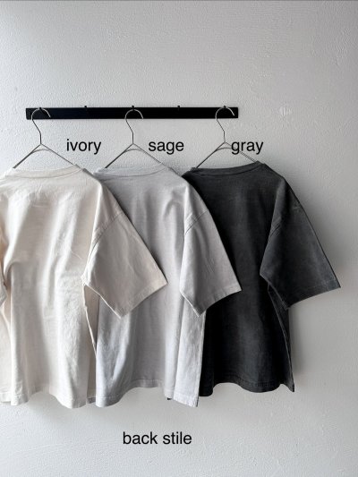 画像4: Véritécoeur Pigment dyeing S/S TEE