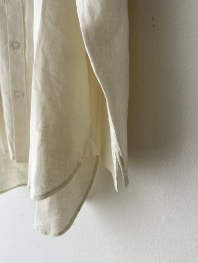 画像10: NATURAL LAUNDRY リネンクロス リネンハナヤシャツ