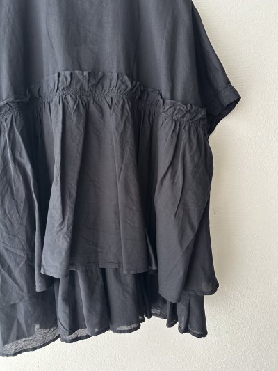 画像8: grin 100/2ボイル ギャザーシャツ