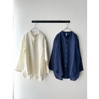 NATURAL LAUNDRY リネンクロス リネンハナヤシャツ【レターパックプラス（600円）発送可能】