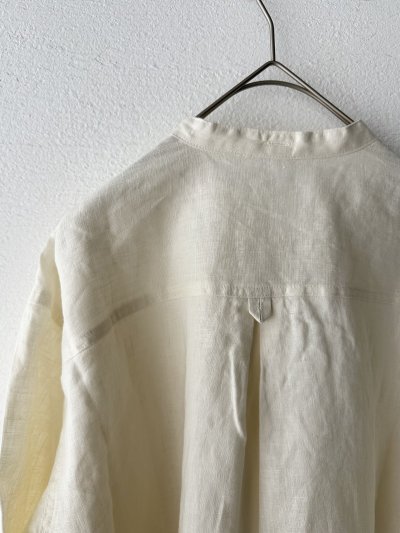 画像9: NATURAL LAUNDRY リネンクロス リネンハナヤシャツ