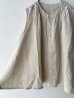 画像5: NATURAL LAUNDRY 40リネン ギャザーノースリ【クリックポスト（185円）発送可能】 (5)
