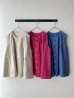 画像1: NATURAL LAUNDRY 40リネン ギャザーノースリ【クリックポスト（185円）発送可能】 (1)