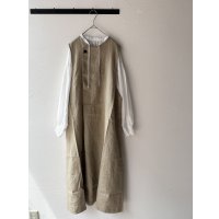 grin 40リネン タックラインワンピース
