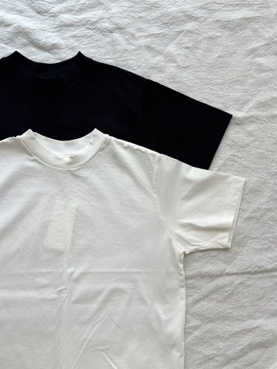 画像9: prit 47/2 スーピマコンパクト天竺 クルーネックボックスTシャツ【クリックポスト（185円）発送可能】
