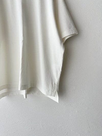 画像7: prit 47/2 スーピマコンパクト天竺 クルーネックボックスTシャツ【クリックポスト（185円）発送可能】