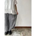 Véritécoeur ギンガムチェックヨークパンツ
