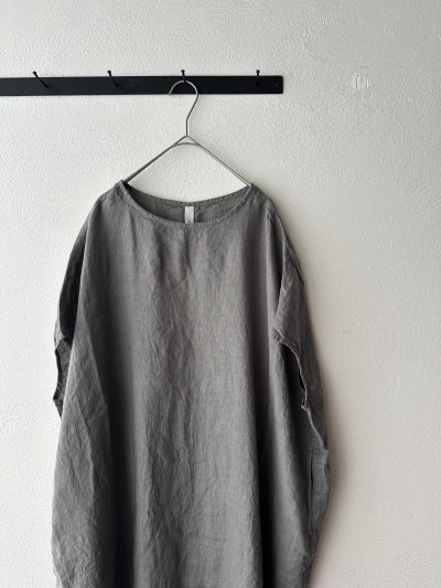 画像4: prit 60/1フレンチリネン スリーブレスビッグワンピース