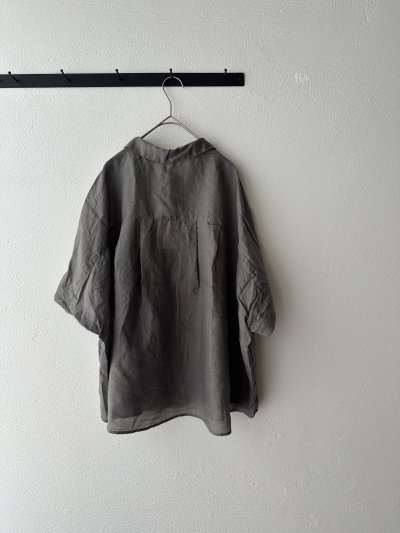 画像9: prit 160/1ラミー ５分袖レギュラービッグシャツ 【クリックポスト（185円）発送可能】