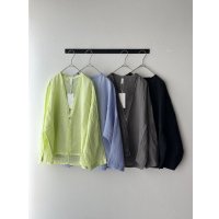 prit 160/1ラミー ワンボタンカーディガン 【クリックポスト（185円）発送可能】